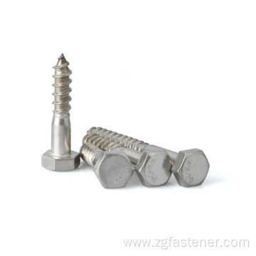 High Quality DIN Hex Head Lag Screws for wood Hex Head Lag Screws